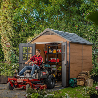Keter Newton 7ft 6″ x 9ft 5″ (2.3 x 2.9m) Storage Shed